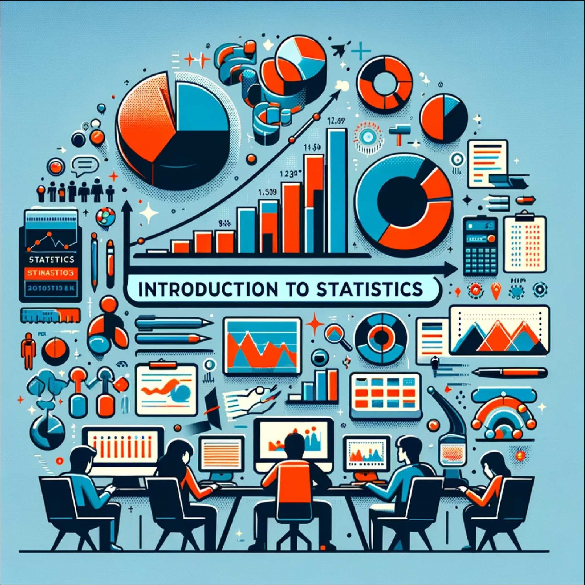 Module cover image for the Introduction to statistics module